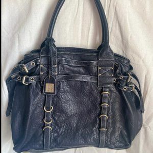 Leather Cynthia Rowley XL black leather BoHo Bag